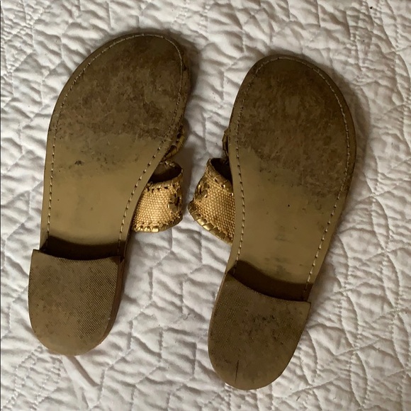 Gold and Burlap Jack Rodgers - Picture 2 of 11